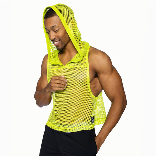 Lime Hooded Practice Jersey