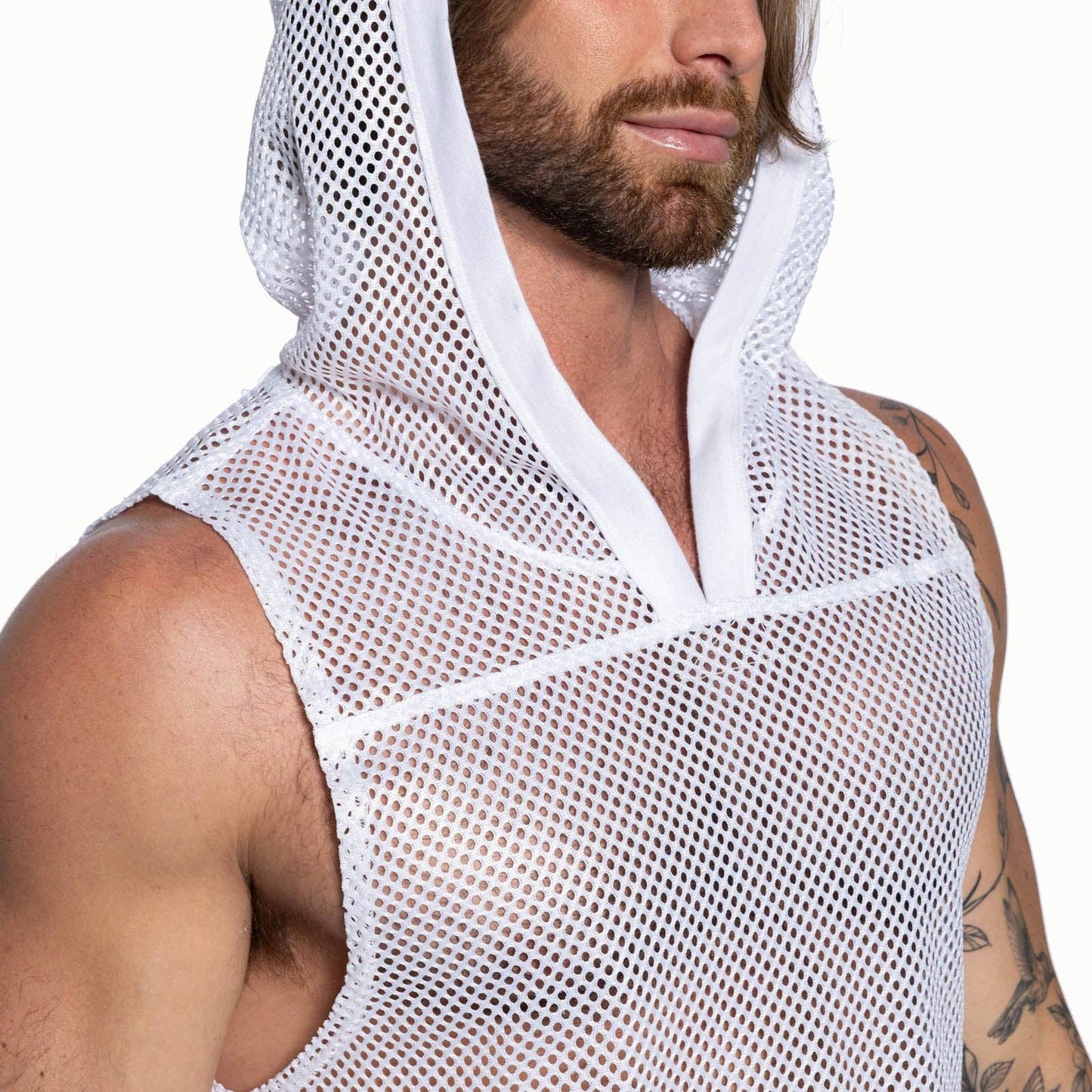 White Hooded Practice Jersey