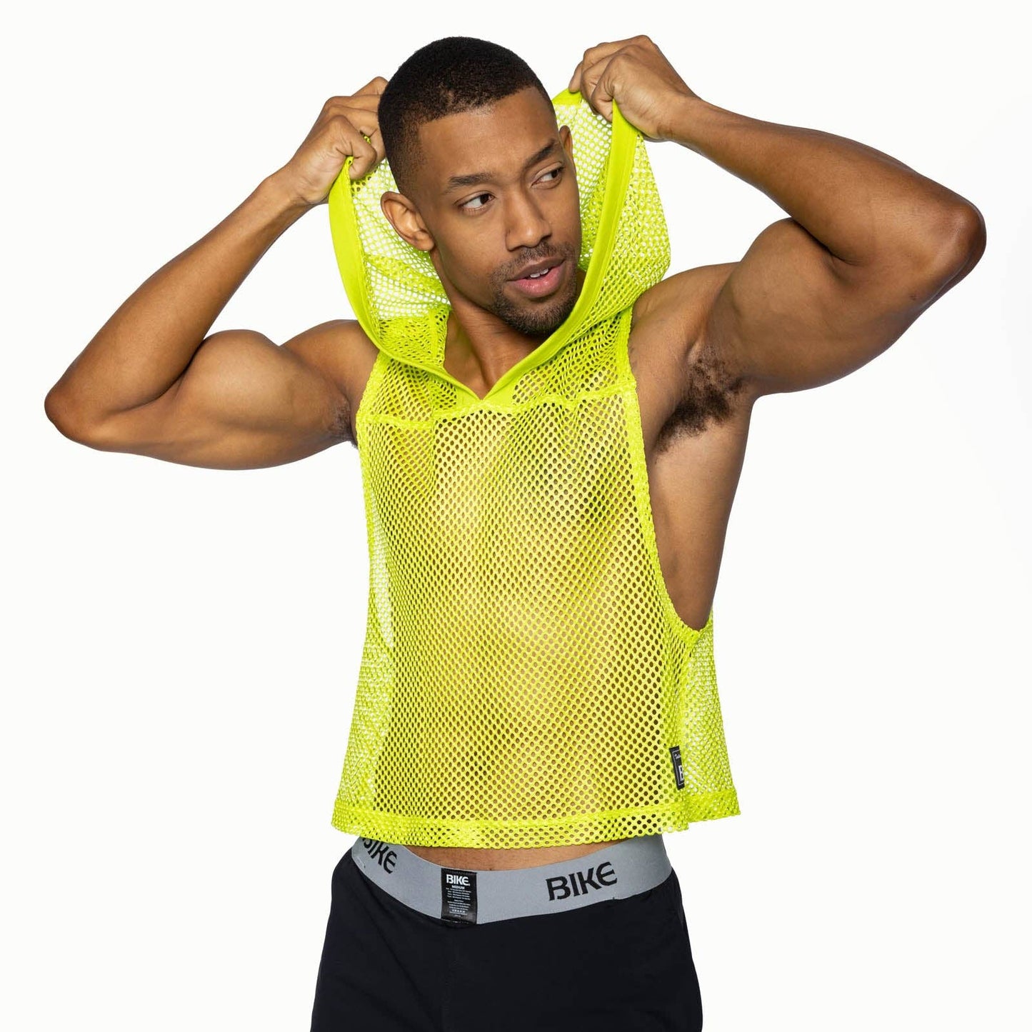 Lime Hooded Practice Jersey
