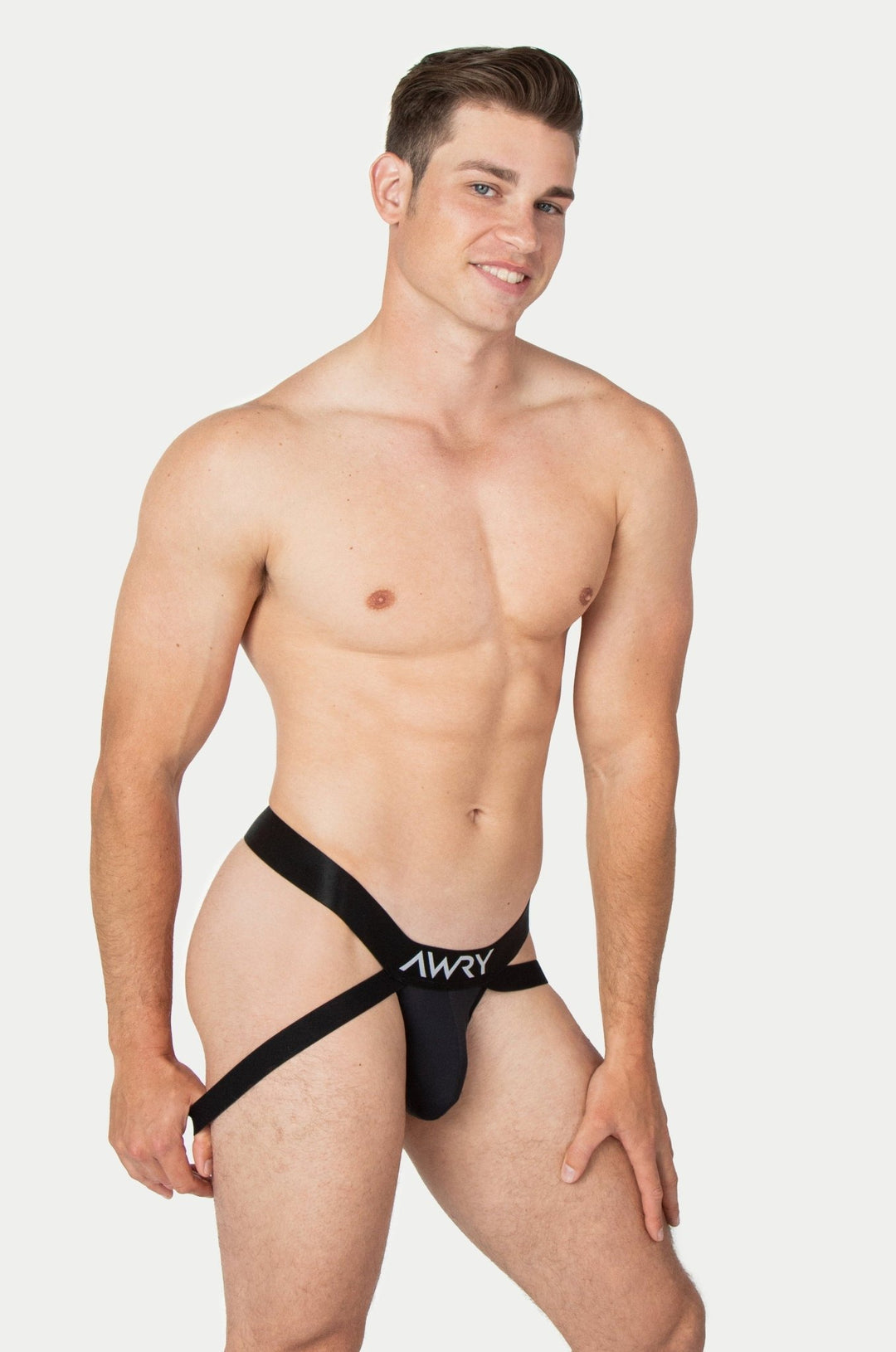 Black Apex Jock Thong