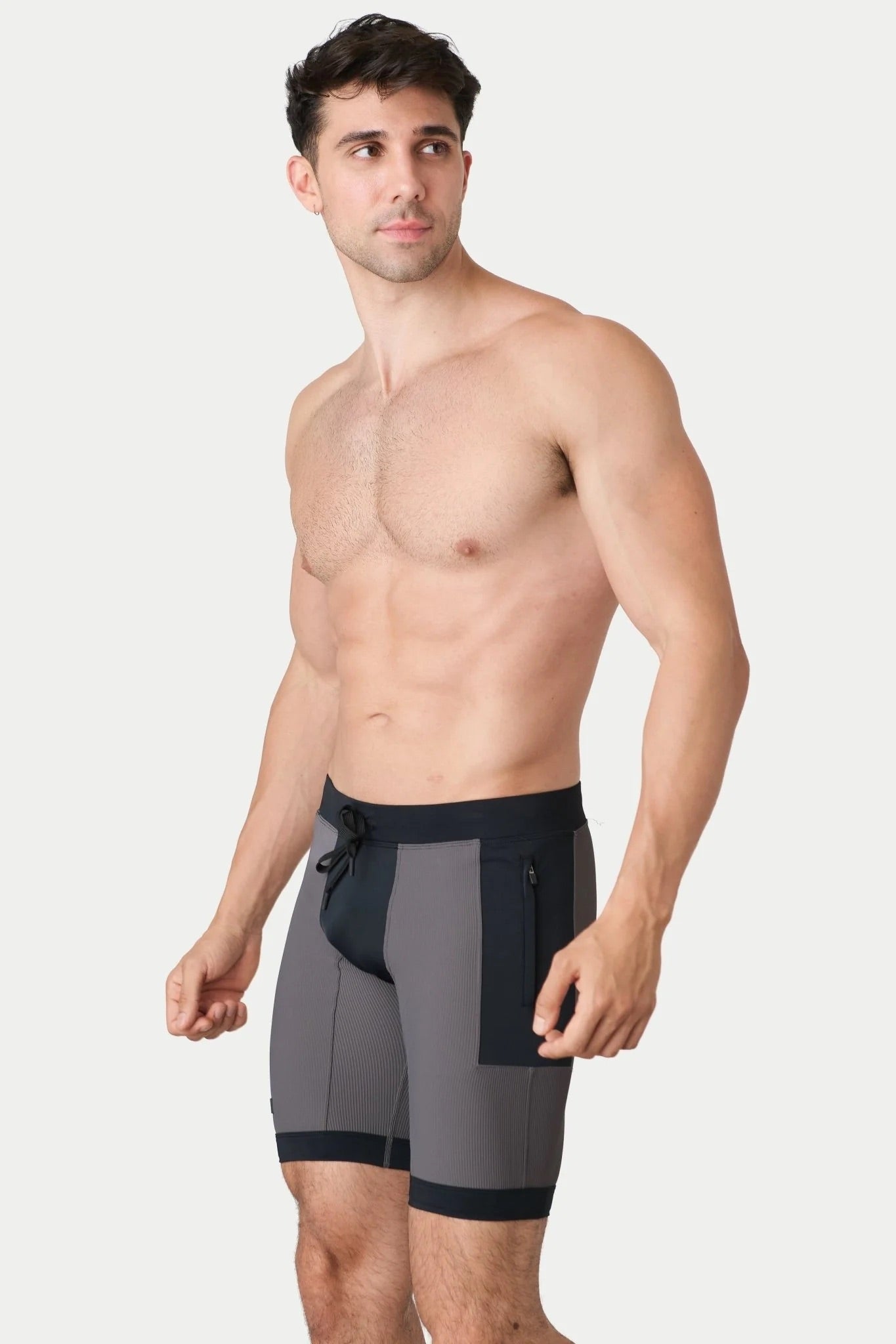 Grey Sprint Half-Tights