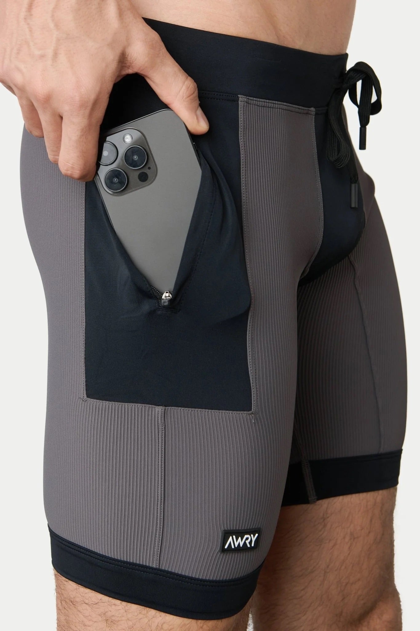 Grey Sprint Half-Tights