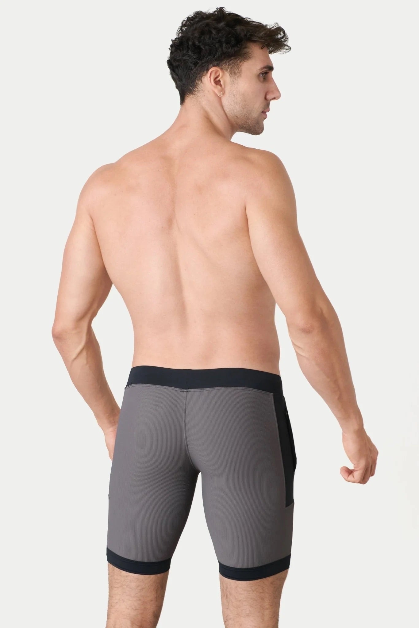 Grey Sprint Half-Tights