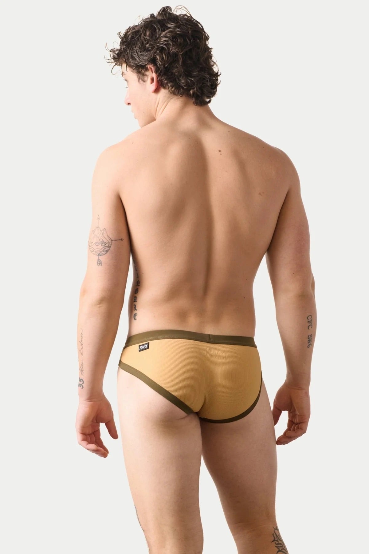 Sand Contrast Swim Brief