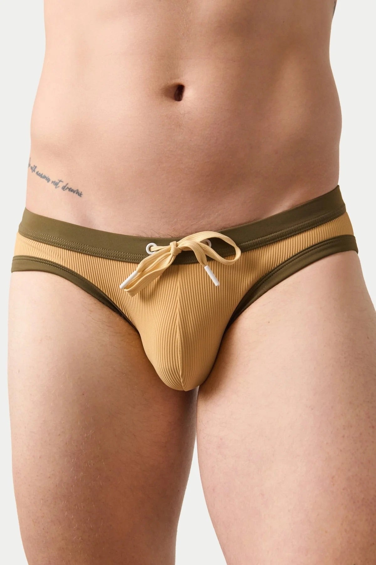 Sand Contrast Swim Brief