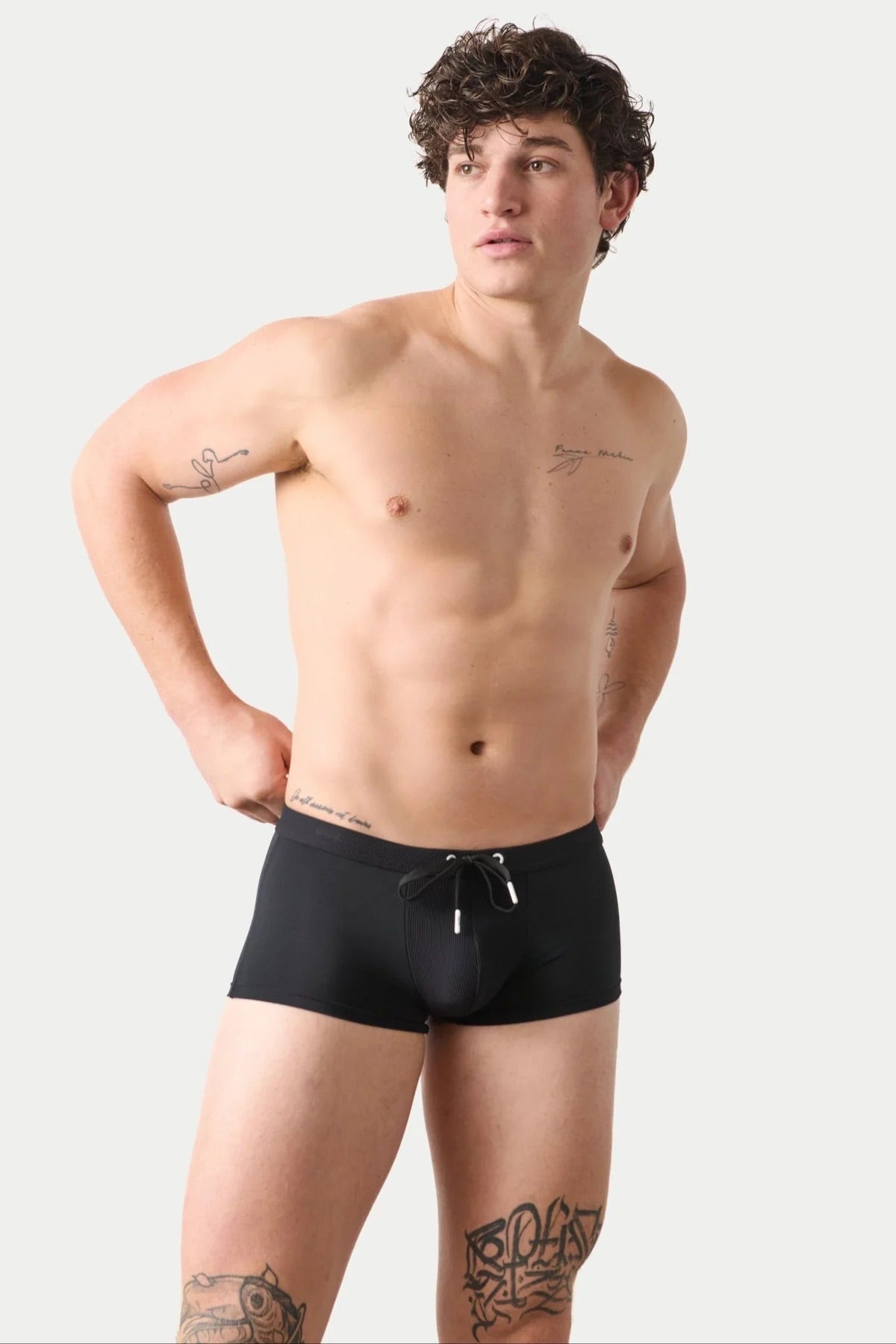 Black Surge Swim Trunk