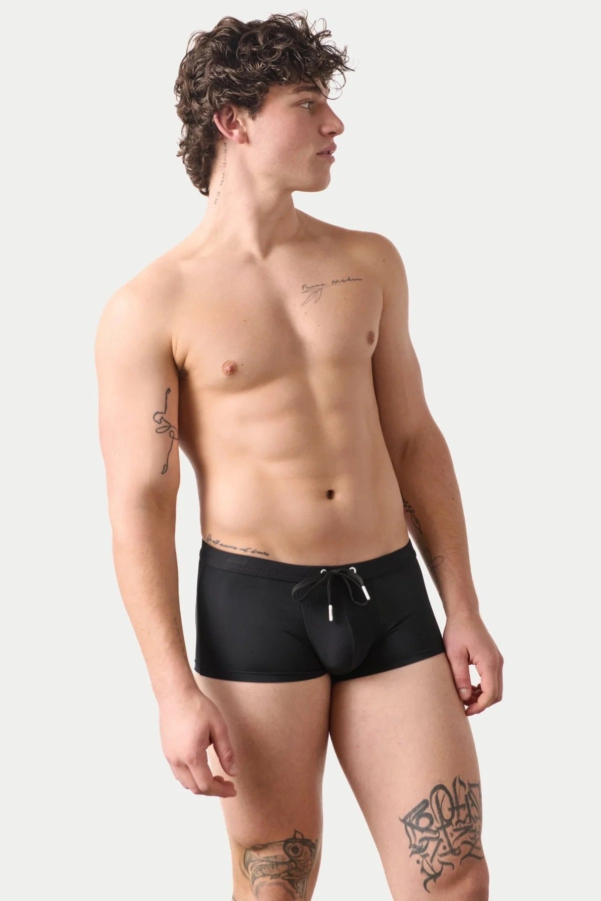 Black Surge Swim Trunk