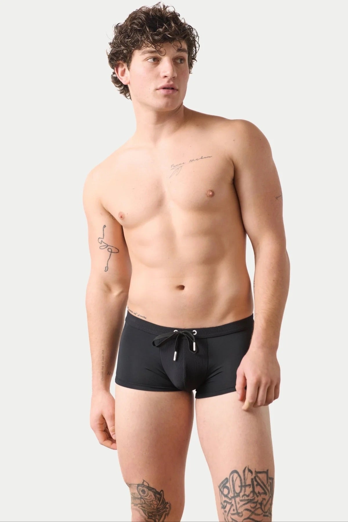 Black Surge Swim Trunk